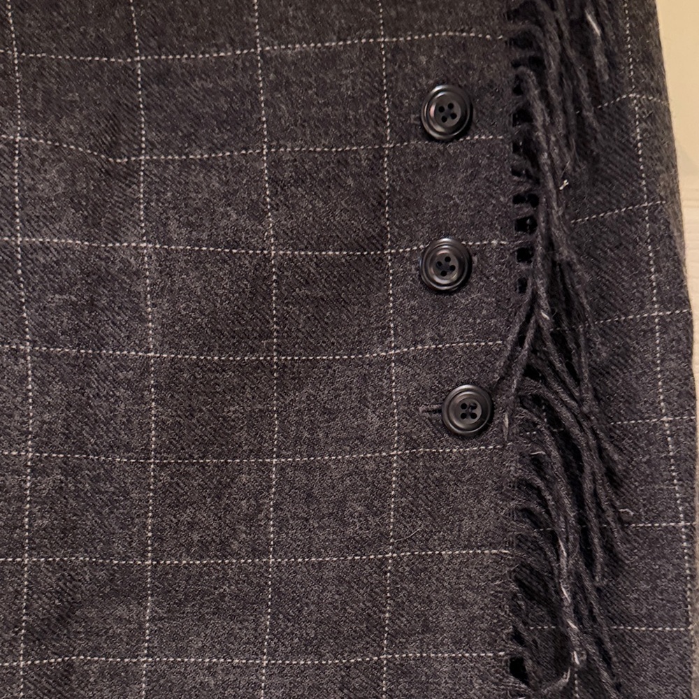 Ralph Lauren Country dark grey Skirt with fringe detail. Cowgirl chic - Picture 2 of 5